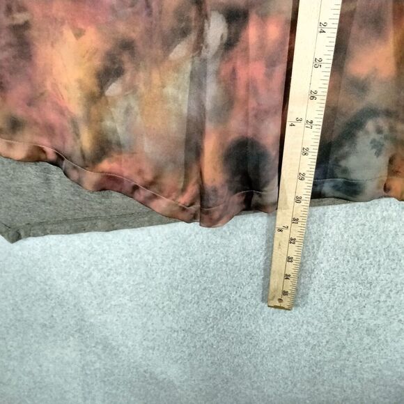 Soft Surroundings Tunic Top Womens Size L Multi Watercolor Artsy Asymmetrical - Picture 4 of 12